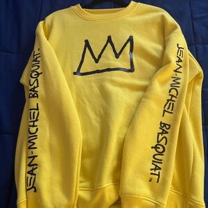 Yellow Men’s Basquiat Sweatshirt $75